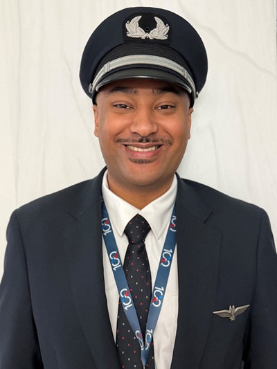 From the Black Pilots Association Les Morris Summer Flight Academy to American Airlines pilot, Ricardo Astillero stands as proof of what mentorship can build, and who it can lift. Photo courtesy of Ricardo Astillero.